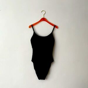 NWT Andie Amalfi One Piece in black, long torso, M